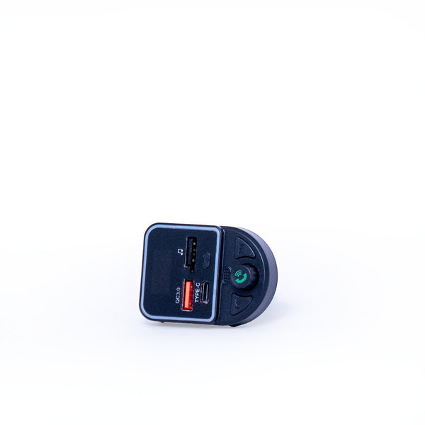 RCP77-Multifunctional Car FM Transmitter – LED Display, USB & TF Music Playback