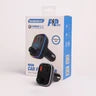 RCP75-Car FM Transmitter with Dual Fast Charging, LED Light & Music Playback