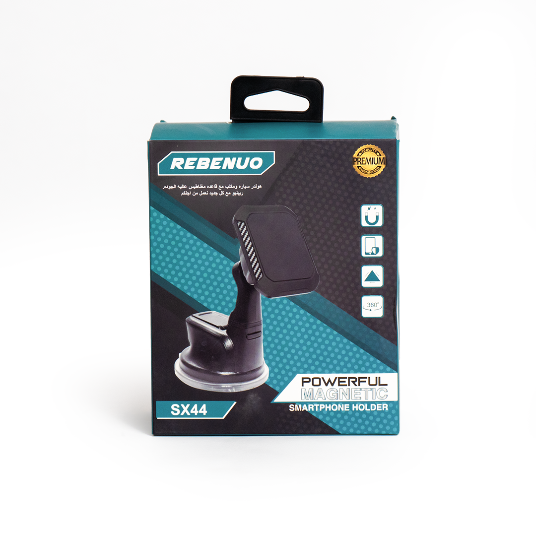 SX44-360° Magnetic Phone Holder – Versatile Mount for Car & Desk