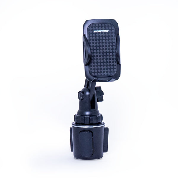 SX47-Car Cup Holder Phone Mount – 360° Rotating with Vertical & Horizontal Support