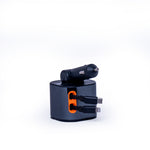 RCP213-Multi-Port Fast Car Charger – 50W Max Output with Type-C Expansion & Safety Fuse