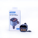 RCP213-Multi-Port Fast Car Charger – 50W Max Output with Type-C Expansion & Safety Fuse