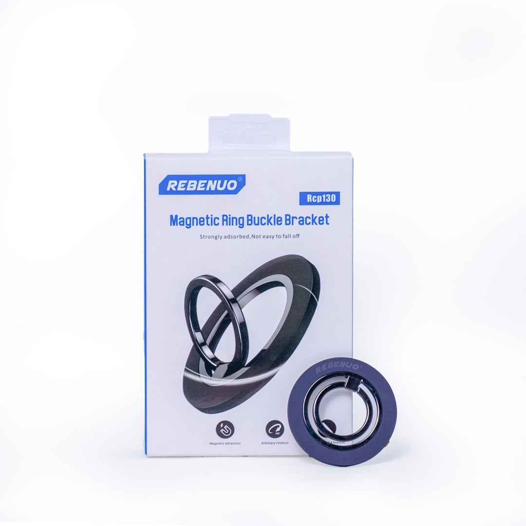 RCP130-Magnetic Phone Ring Holder – 360° Rotation with Kickstand Function
