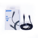 RCP51-3M Heavy-Duty Nylon Charging Cable – 2.0A High-Speed & Data Sync