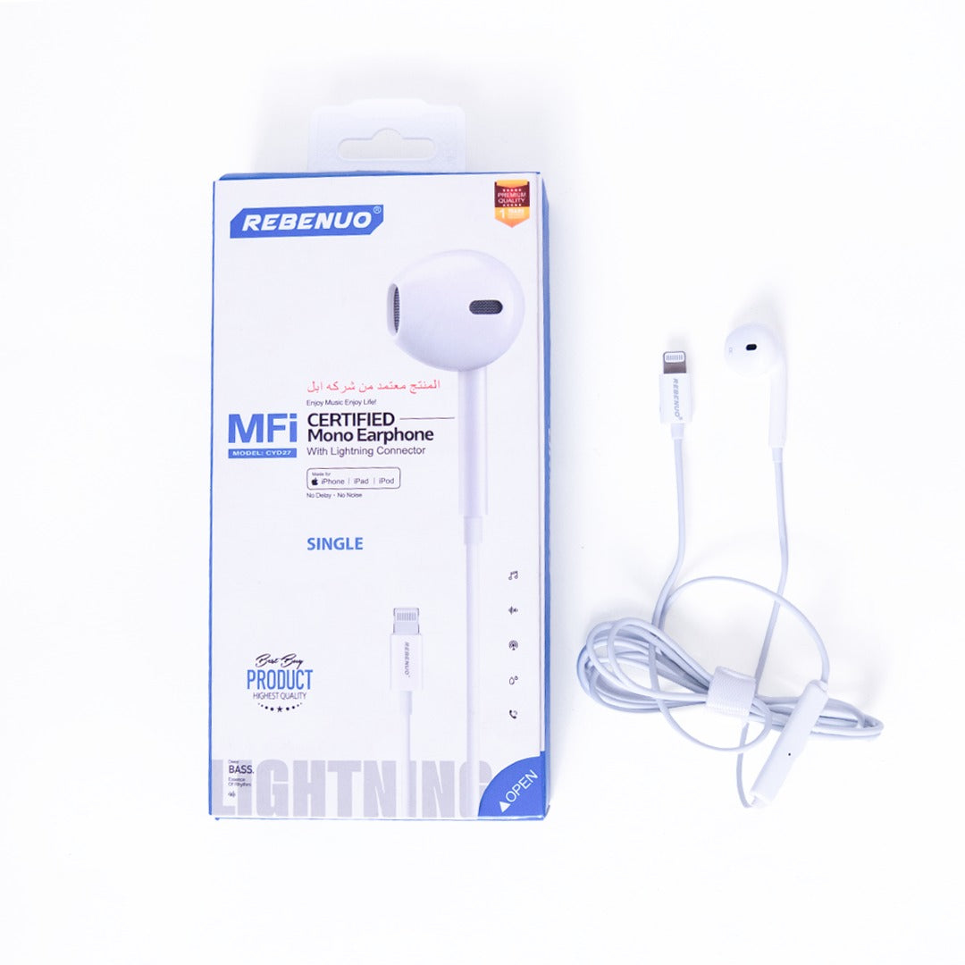 CYD27-Mono Iphone Earphone – Compact Design with Clear Audio