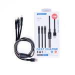 RCP 263 -3-in-1 Fast Charging Cable – Lightning / Type-C / Micro USB
