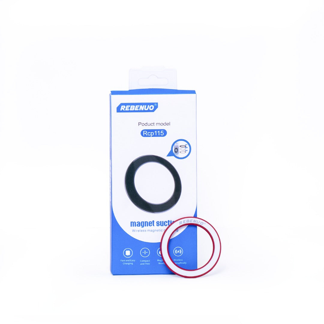 RCP115 - Magnetic Phone Ring Holder – Slim Design, Wireless Charging Compatible