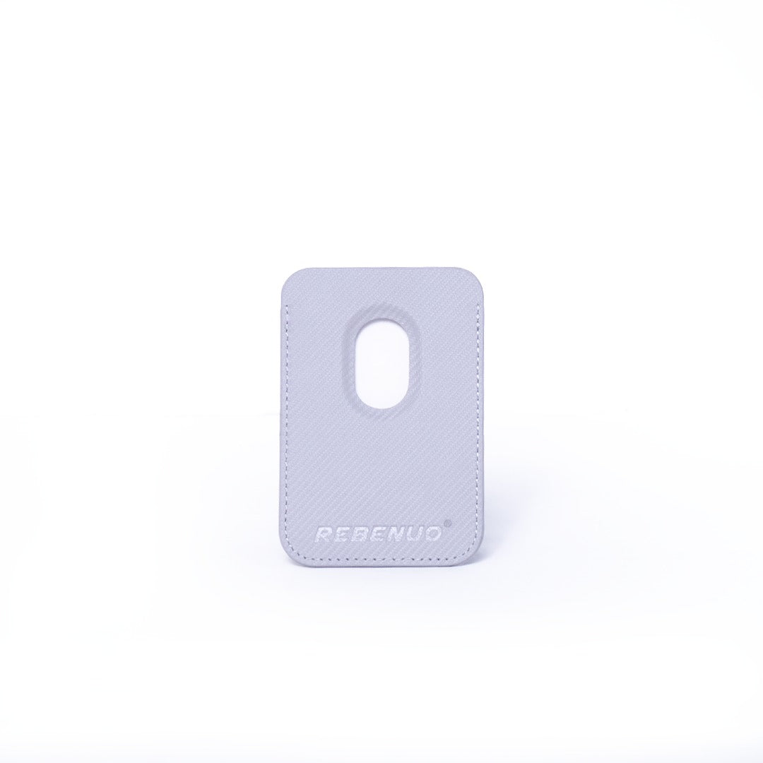 RCP206 Magnetic Leather Card Holder – 2-Card Wallet with Built-In Phone Stand